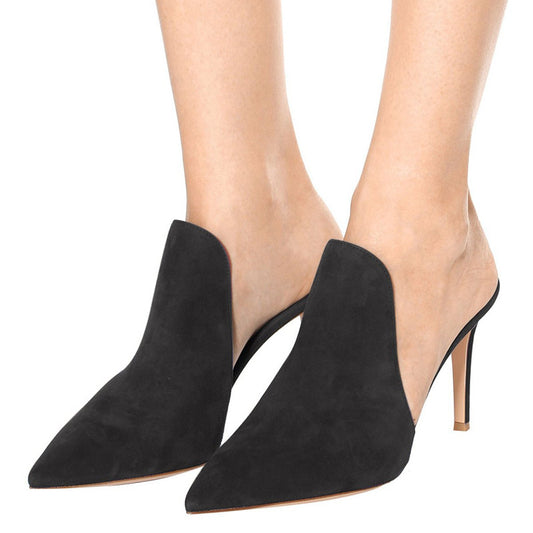 Европейская и американская мода: туфли на высоком каблуке с острым носком и шпилькой, туфли на высоком каблуке, туфли для подиума.