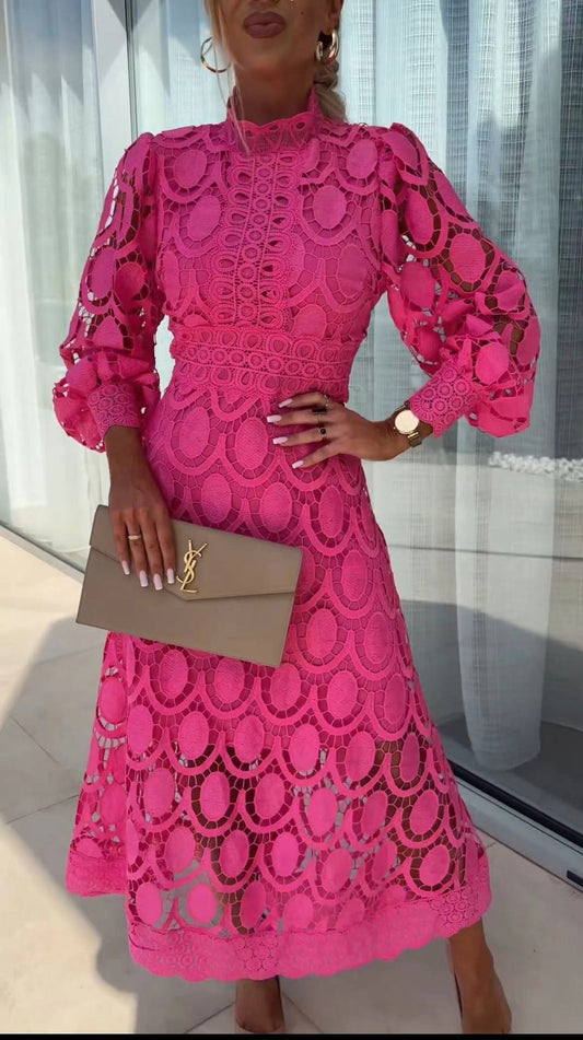 Женское модное длинное платье в стиле пэчворк