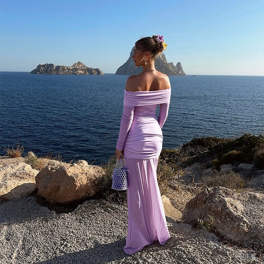 KOCHÉLLE® Velora Signature Sheer Off Shoulder Bodycon Dress