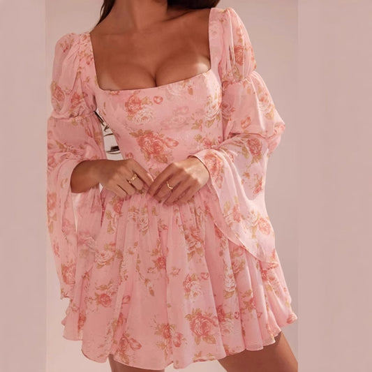 Женское модное платье с милым принтом