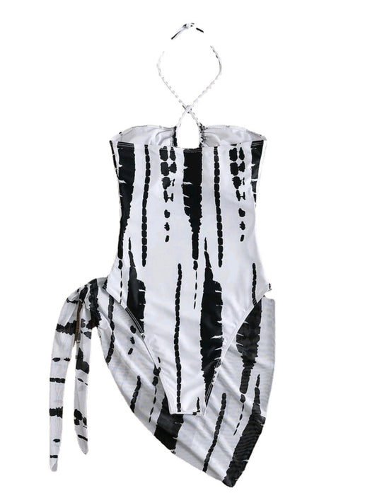 Женский купальник-бикини из трех частей с раздельными чашечками