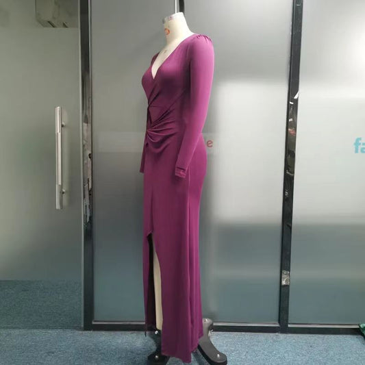 Платье Design Sens с высоким разрезом для женщин