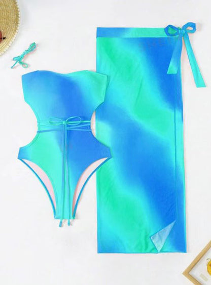 American Beach Seaside Vacation One-piece Swimsuit