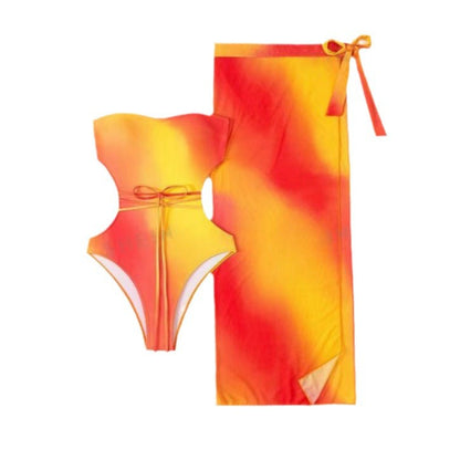 American Beach Seaside Vacation One-piece Swimsuit