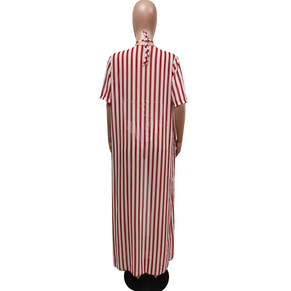 Купальник-бикини из трех частей с принтом