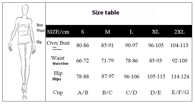 Бикини-купальник из трех частей для женщин