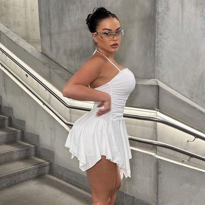 Короткое платье неправильной формы для женщин