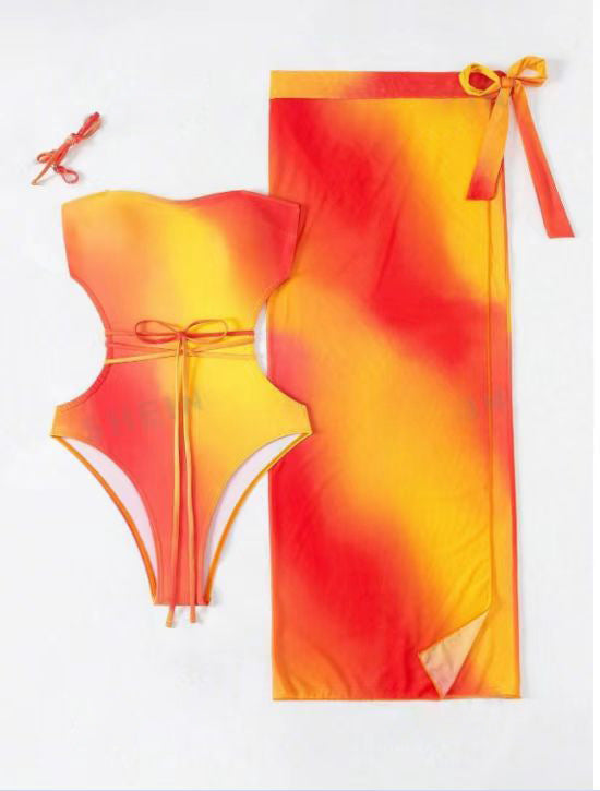 American Beach Seaside Vacation One-piece Swimsuit